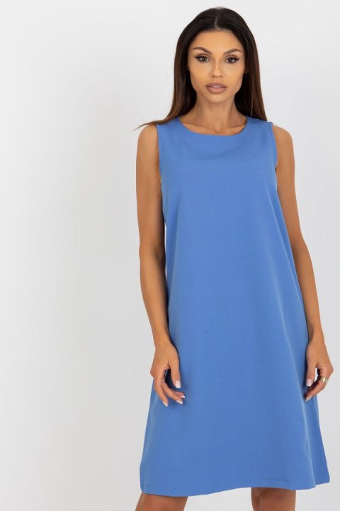 Sukienka Model TW-SK-BE-5773.10P Blue - Och Bella Sukienka Model TW-SK-BE-5773.10P Blue - Och Bella