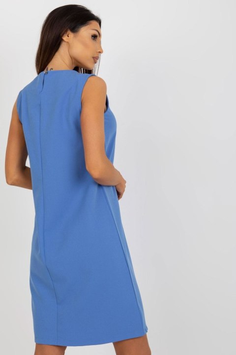 Sukienka Model TW-SK-BE-5773.10P Blue - Och Bella Sukienka Model TW-SK-BE-5773.10P Blue - Och Bella