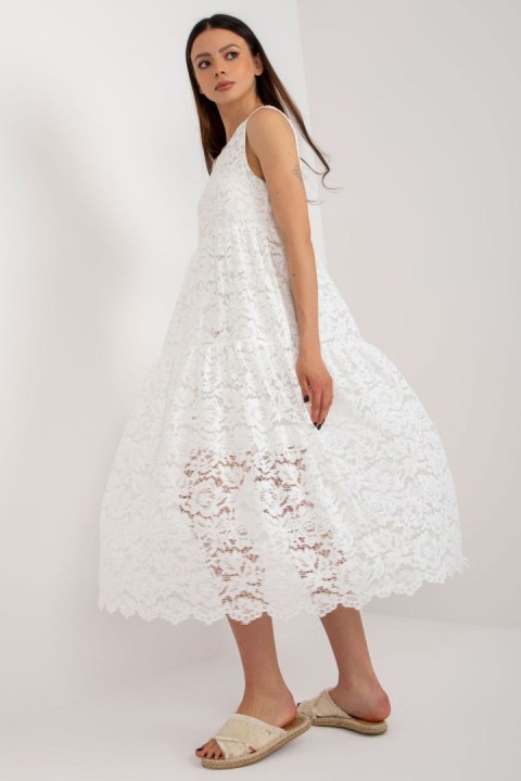 Sukienka Model TW-SK-BI-8246.37X White - Och Bella Sukienka Model TW-SK-BI-8246.37X White - Och Bella