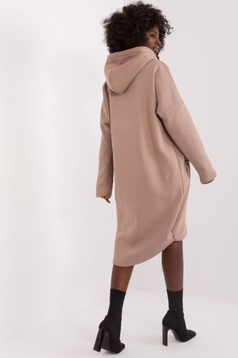 Bluza Damska Model RV-BL-4858-2.97P Dark Beige - Relevance Bluza Damska Model RV-BL-4858-2.97P Dark Beige - Relevance