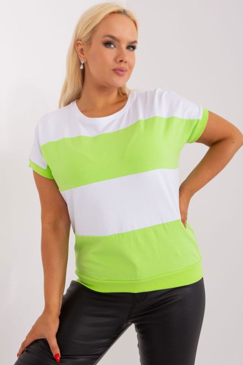 Bluzka Model RV-BZ-8640-1.92P WHite/Green - Relevance Bluzka Model RV-BZ-8640-1.92P WHite/Green - Relevance