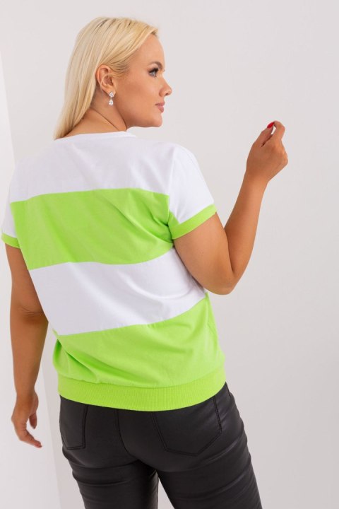 Bluzka Model RV-BZ-8640-1.92P WHite/Green - Relevance Bluzka Model RV-BZ-8640-1.92P WHite/Green - Relevance