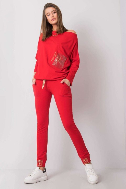 Spodnie Dresowe Model RV-DR-5980.12 Red - Relevance Spodnie Dresowe Model RV-DR-5980.12 Red - Relevance