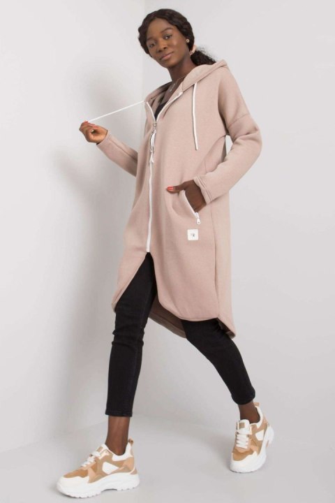 Bluza Damska Model RV-BL-4742.20P Dark Beige - Relevance Bluza Damska Model RV-BL-4742.20P Dark Beige - Relevance