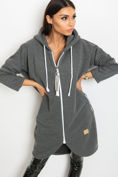 Bluza Damska Model RV-BL-4742.20P Dark Grey - Relevance Bluza Damska Model RV-BL-4742.20P Dark Grey - Relevance