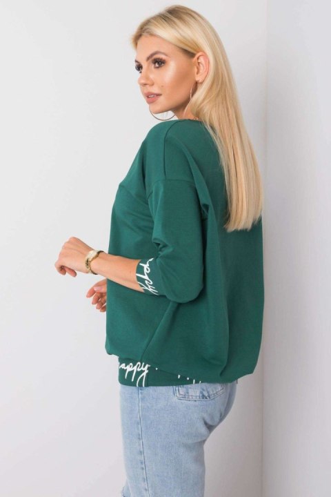 Bluza Damska Model RV-BL-5978.06P Dark Green - Relevance Bluza Damska Model RV-BL-5978.06P Dark Green - Relevance