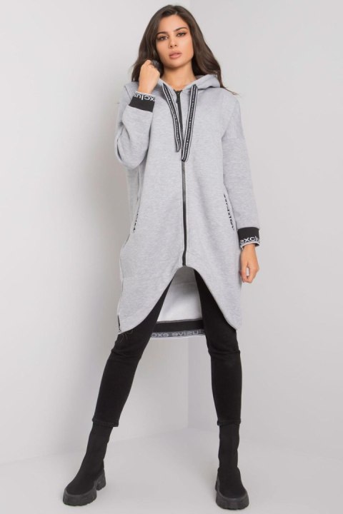 Bluza Damska Model RV-BL-6832.10 Grey - Relevance Bluza Damska Model RV-BL-6832.10 Grey - Relevance