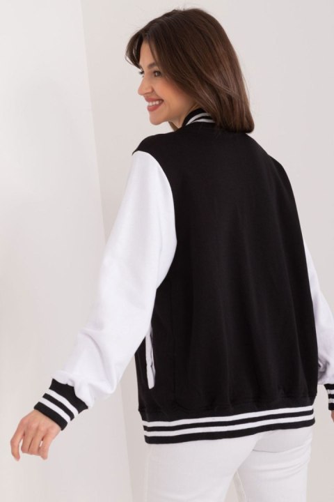 Bluza Damska Model RV-BL-7670.31 Black - Relevance Bluza Damska Model RV-BL-7670.31 Black - Relevance