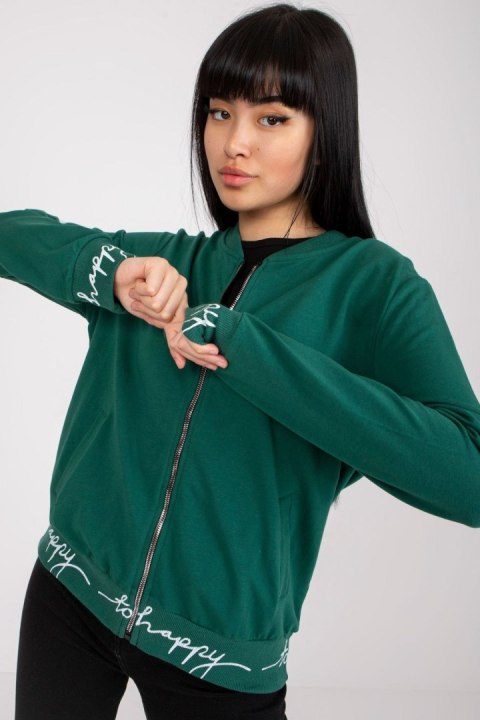 Bluza Damska Model RV-BL-7809.37X Dark Green - Relevance Bluza Damska Model RV-BL-7809.37X Dark Green - Relevance