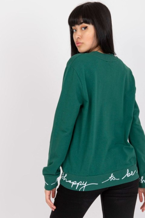 Bluza Damska Model RV-BL-7809.37X Dark Green - Relevance Bluza Damska Model RV-BL-7809.37X Dark Green - Relevance