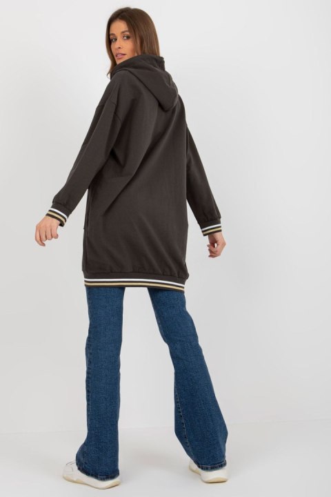 Bluza Damska Model RV-BL-8149.91P Dark Khaki - Relevance Bluza Damska Model RV-BL-8149.91P Dark Khaki - Relevance
