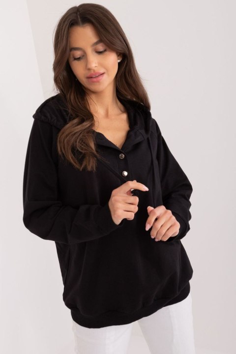 Bluza Damska Model RV-BL-8200.36 Black - Relevance Bluza Damska Model RV-BL-8200.36 Black - Relevance