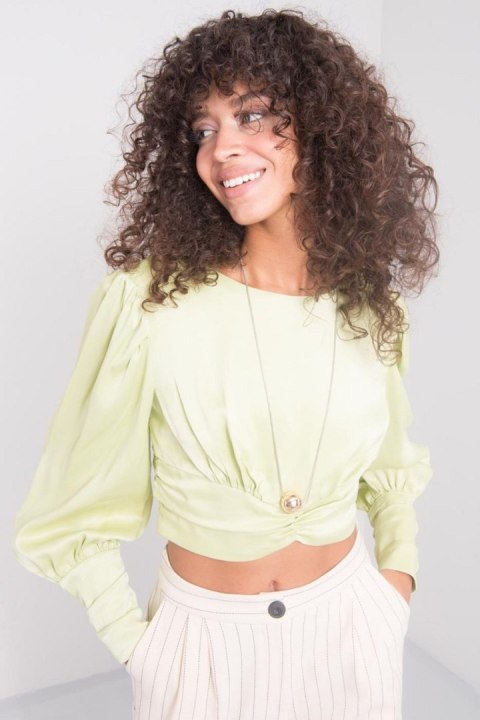 Bluzka Model 15578 Limonka - By Sally Fashion Bluzka Model 15578 Limonka - By Sally Fashion