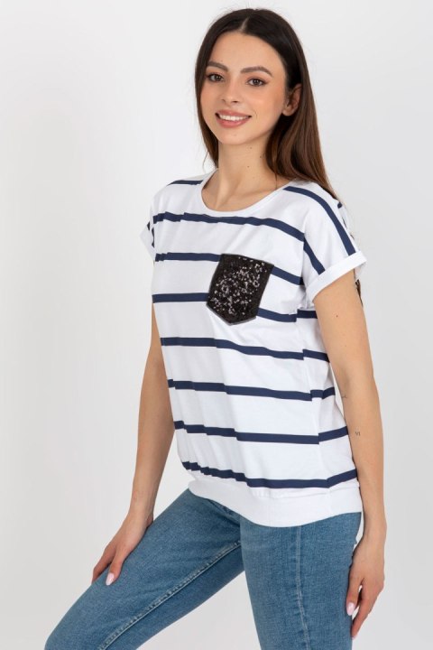 Bluzka Model RV-BZ-8743.25 White/Navy - Relevance Bluzka Model RV-BZ-8743.25 White/Navy - Relevance