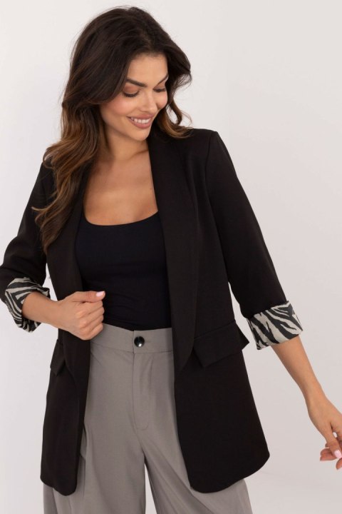 Marynarka Model DHJ-MA-18657.94 Black - Italy Moda Marynarka Model DHJ-MA-18657.94 Black - Italy Moda