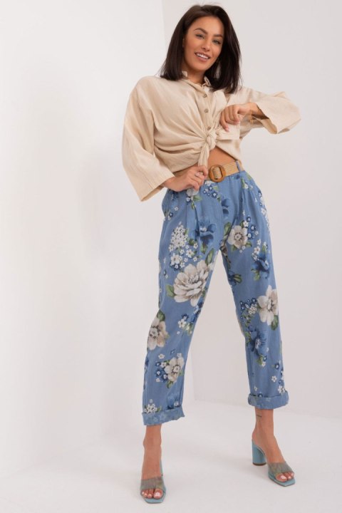 Spodnie Damskie Model DHJ-SP-1365.77 Blue - Italy Moda Spodnie Damskie Model DHJ-SP-1365.77 Blue - Italy Moda