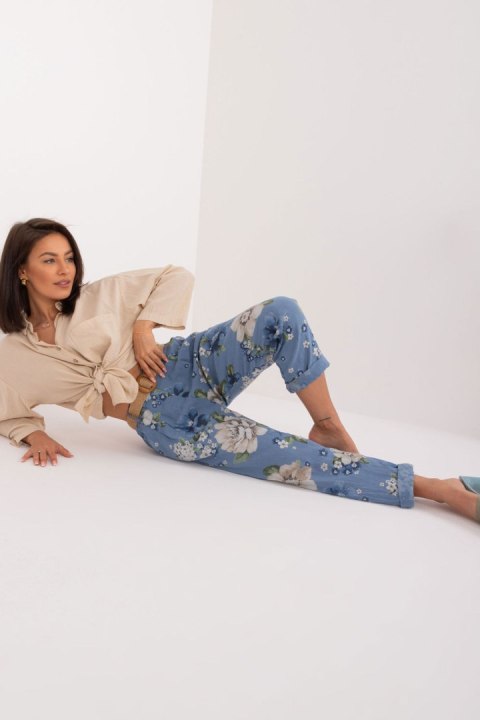 Spodnie Damskie Model DHJ-SP-1365.77 Blue - Italy Moda Spodnie Damskie Model DHJ-SP-1365.77 Blue - Italy Moda