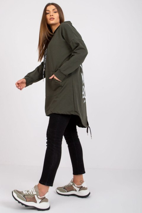 Bluza Damska Model DHJ-BL-20136.37 Khaki - Italy Moda Bluza Damska Model DHJ-BL-20136.37 Khaki - Italy Moda