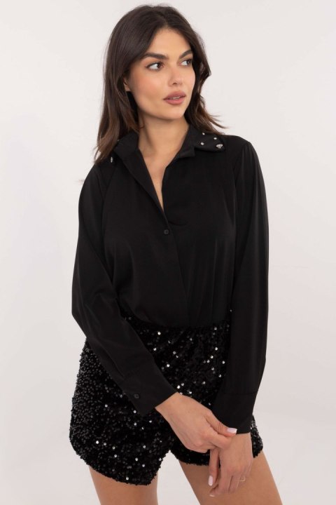 Koszula Damska Model DHJ-KS-15260.96 Black - Italy Moda Koszula Damska Model DHJ-KS-15260.96 Black - Italy Moda