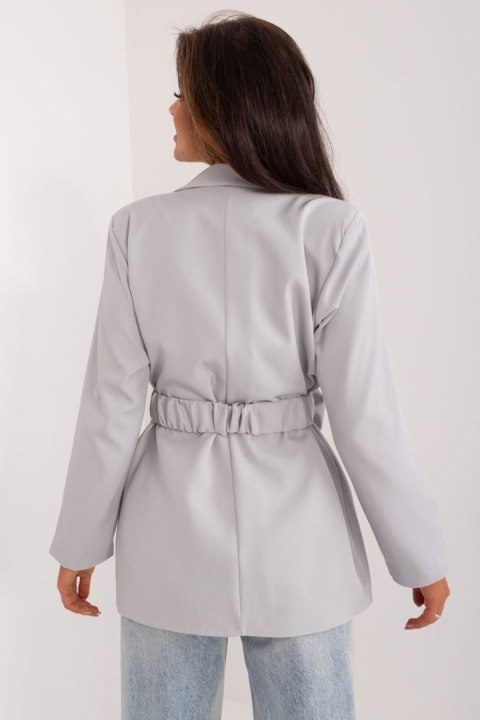 Marynarka Model DHJ-MA-18973.30 Grey - Italy Moda Marynarka Model DHJ-MA-18973.30 Grey - Italy Moda
