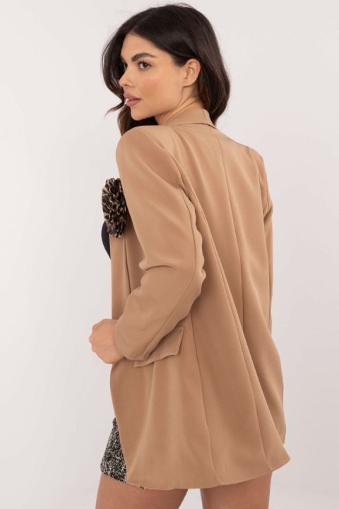 Marynarka Model DHJ-MA-19782-1.14 Camel - Italy Moda Marynarka Model DHJ-MA-19782-1.14 Camel - Italy Moda