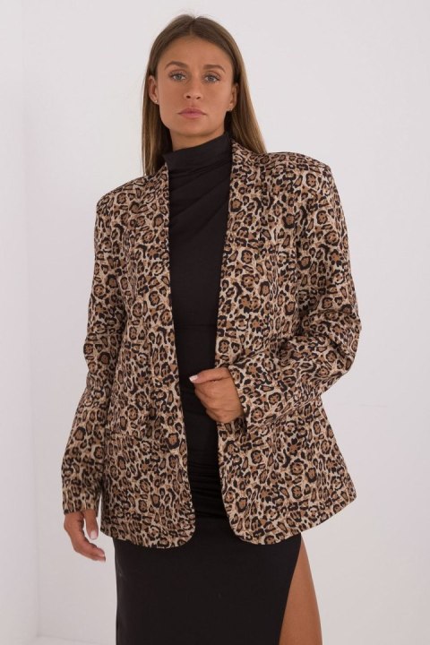 Marynarka Model DHJ-MA-2002A.65 Black/Beige - Italy Moda Marynarka Model DHJ-MA-2002A.65 Black/Beige - Italy Moda
