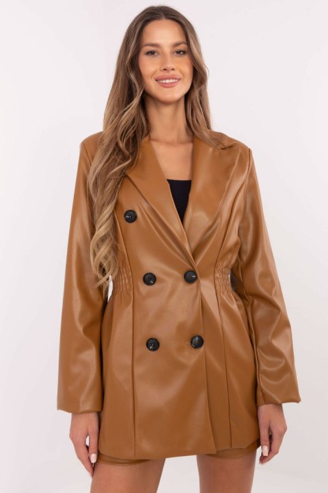 Marynarka Model DHJ-MA-A8683.37 Camel - Italy Moda Marynarka Model DHJ-MA-A8683.37 Camel - Italy Moda