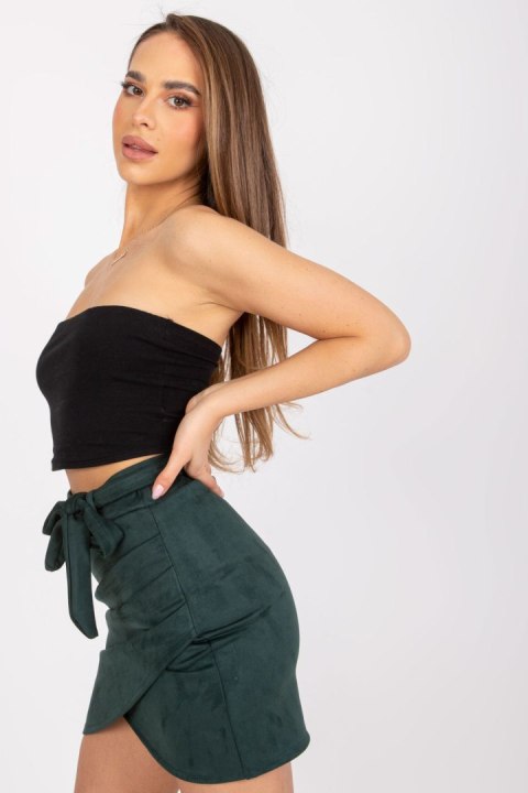 Spódnica Model DHJ-SD-15680.28X Dark Green - Italy Moda Spódnica Model DHJ-SD-15680.28X Dark Green - Italy Moda