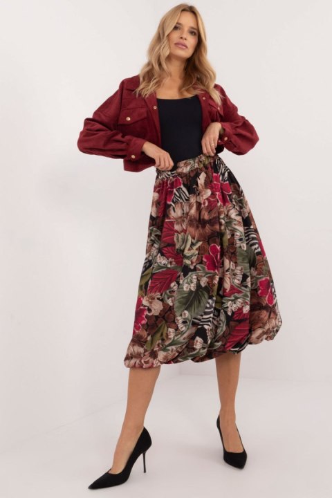 Spódnica Model DHJ-SD-19863-4.78 Black/Red - Italy Moda Spódnica Model DHJ-SD-19863-4.78 Black/Red - Italy Moda