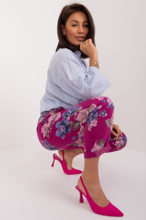 Spodnie Damskie Model DHJ-SP-1365.89 Violet - Italy Moda Spodnie Damskie Model DHJ-SP-1365.89 Violet - Italy Moda