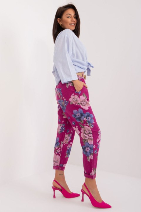 Spodnie Damskie Model DHJ-SP-1365.89 Violet - Italy Moda Spodnie Damskie Model DHJ-SP-1365.89 Violet - Italy Moda
