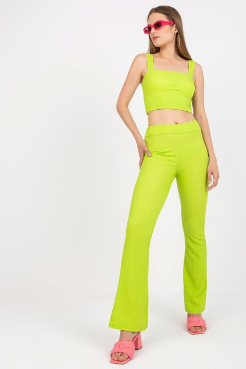 Spodnie Komplet Model DHJ-KMPL-15828 Limonka - Italy Moda Spodnie Komplet Model DHJ-KMPL-15828 Limonka - Italy Moda