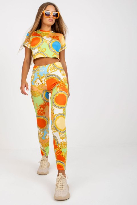 Spodnie Komplet Model DHJ-KMPL-15832.88 Orange - Italy Moda Spodnie Komplet Model DHJ-KMPL-15832.88 Orange - Italy Moda