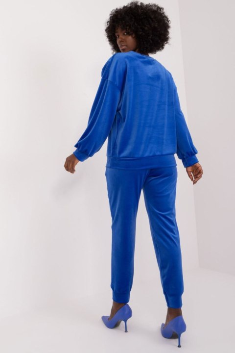 Spodnie Komplet Model DHJ-KMPL-8831.14X Cobalt - Italy Moda Spodnie Komplet Model DHJ-KMPL-8831.14X Cobalt - Italy Moda