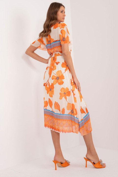 Sukienka Model DHJ-SK-11331-5.19 Orange - Italy Moda Sukienka Model DHJ-SK-11331-5.19 Orange - Italy Moda