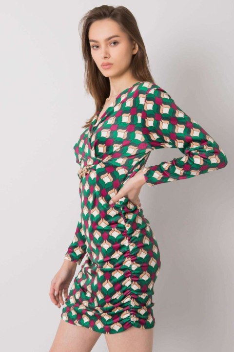 Sukienka Model DHJ-SK-12695.26P Green - Italy Moda Sukienka Model DHJ-SK-12695.26P Green - Italy Moda