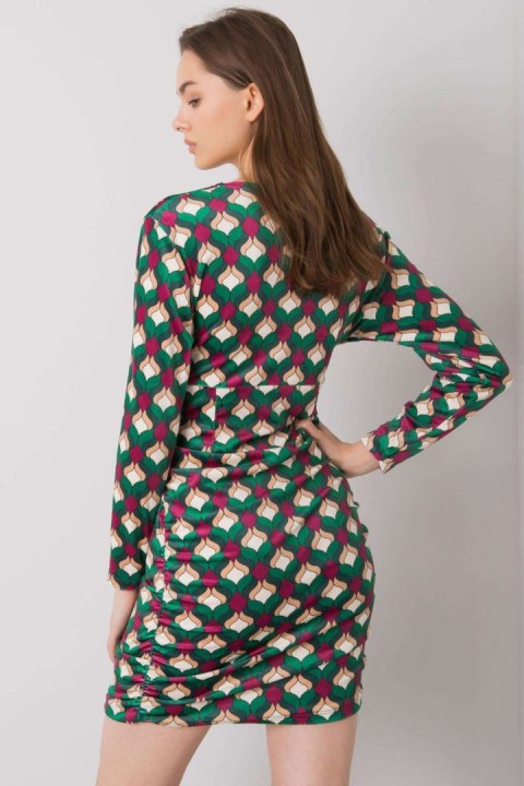 Sukienka Model DHJ-SK-12695.26P Green - Italy Moda Sukienka Model DHJ-SK-12695.26P Green - Italy Moda