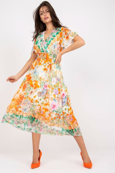 Sukienka Model DHJ-SK-15967-1.01P Orange - Italy Moda Sukienka Model DHJ-SK-15967-1.01P Orange - Italy Moda