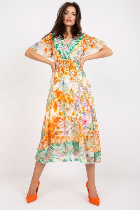 Sukienka Model DHJ-SK-15967-1.01P Orange - Italy Moda Sukienka Model DHJ-SK-15967-1.01P Orange - Italy Moda