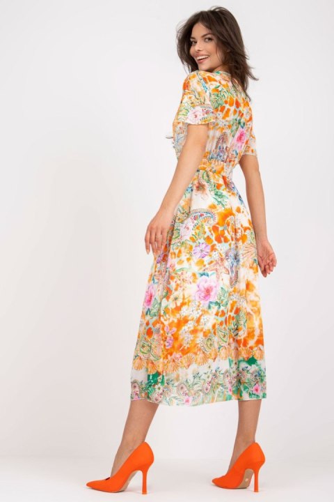 Sukienka Model DHJ-SK-15967-1.01P Orange - Italy Moda Sukienka Model DHJ-SK-15967-1.01P Orange - Italy Moda