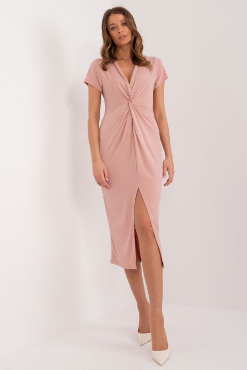 Sukienka Model DHJ-SK-17302K.93 Dark Pink - Italy Moda Sukienka Model DHJ-SK-17302K.93 Dark Pink - Italy Moda