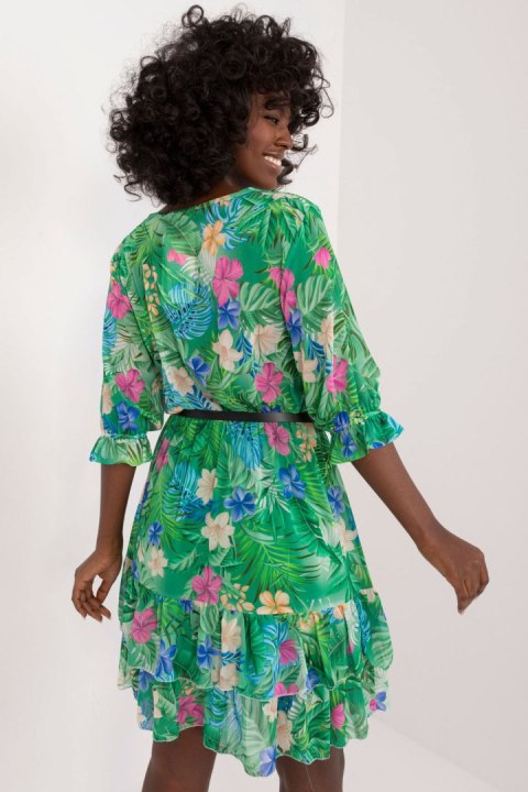 Sukienka Model DHJ-SK-17370-1.99 Green - Italy Moda Sukienka Model DHJ-SK-17370-1.99 Green - Italy Moda