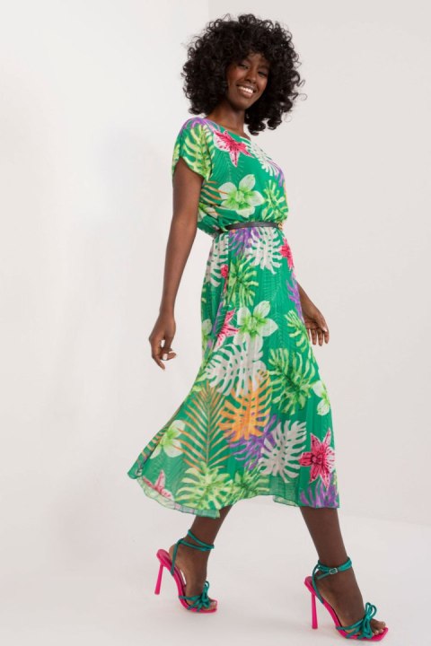 Sukienka Model DHJ-SK-8839-3.30 Green - Italy Moda Sukienka Model DHJ-SK-8839-3.30 Green - Italy Moda