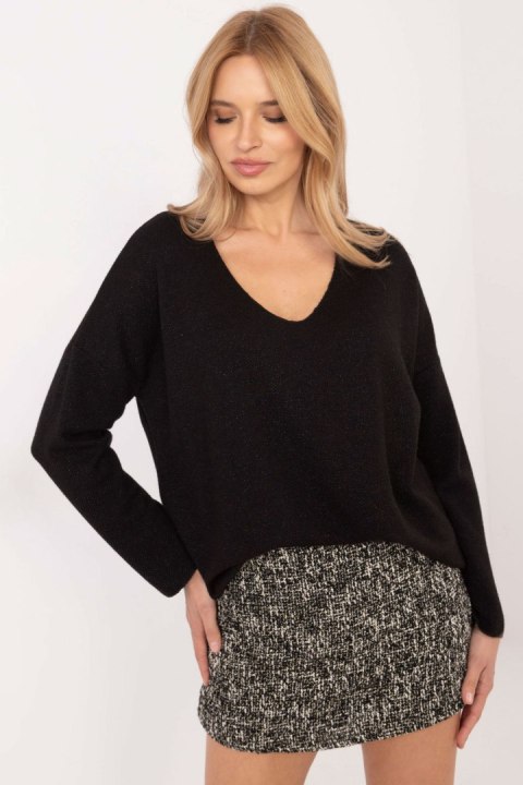 Sweter Damski Model DHJ-BZ-19238.26 Black - Italy Moda Sweter Damski Model DHJ-BZ-19238.26 Black - Italy Moda