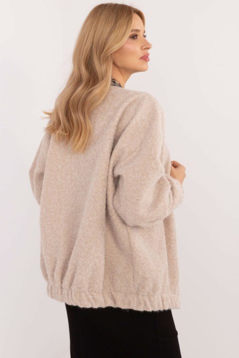 Sweter Kardigan Model DHJ-NA-A8500.11P Beige - Italy Moda Sweter Kardigan Model DHJ-NA-A8500.11P Beige - Italy Moda