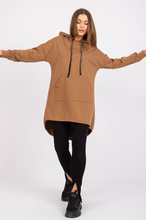 Bluza Damska Model DHJ-BL-20136.37 Camel - Italy Moda Bluza Damska Model DHJ-BL-20136.37 Camel - Italy Moda