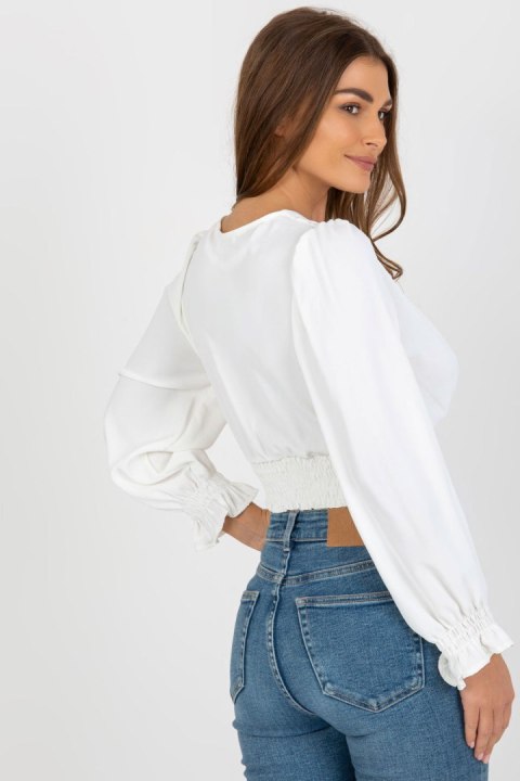 Bluzka Model DHJ-BZ-13866.92P Ecru - Italy Moda Bluzka Model DHJ-BZ-13866.92P Ecru - Italy Moda