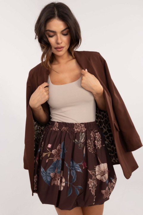 Spódnica Model DHJ-SD-19865-4.53P Brown - Italy Moda Spódnica Model DHJ-SD-19865-4.53P Brown - Italy Moda