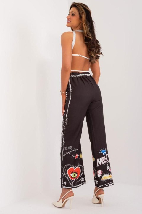 Spodnie Damskie Model DHJ-SP-18857-1.32 Black - Italy Moda Spodnie Damskie Model DHJ-SP-18857-1.32 Black - Italy Moda