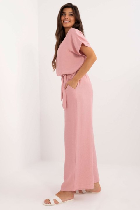 Spodnie Komplet Model DHJ-KMPL-3301.63 Light Pink - Italy Moda Spodnie Komplet Model DHJ-KMPL-3301.63 Light Pink - Italy Moda